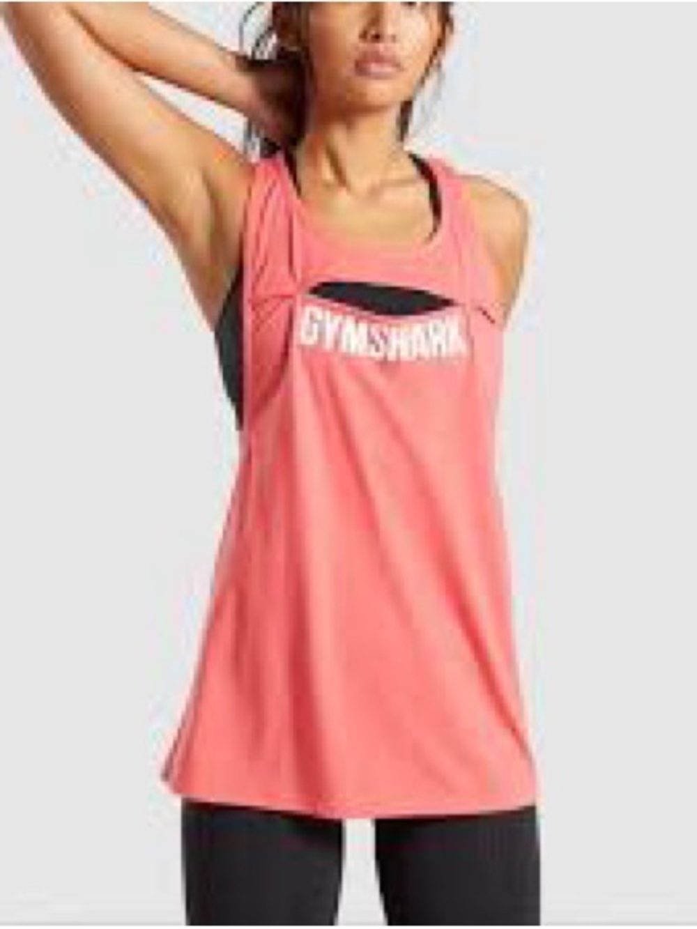 Gymshark Coral Cutout Vest Tank Top